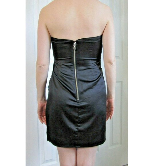 Mini Dress Size 6 Black Sequins Multicolor Lipsy London Sparkling Bodycon Sexy - Picture 3 of 13